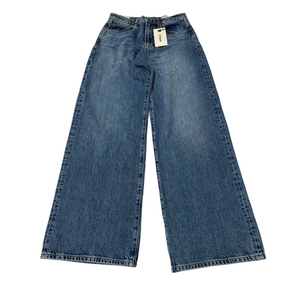 STAUD Gus Relaxed Jean in Vintage Wash